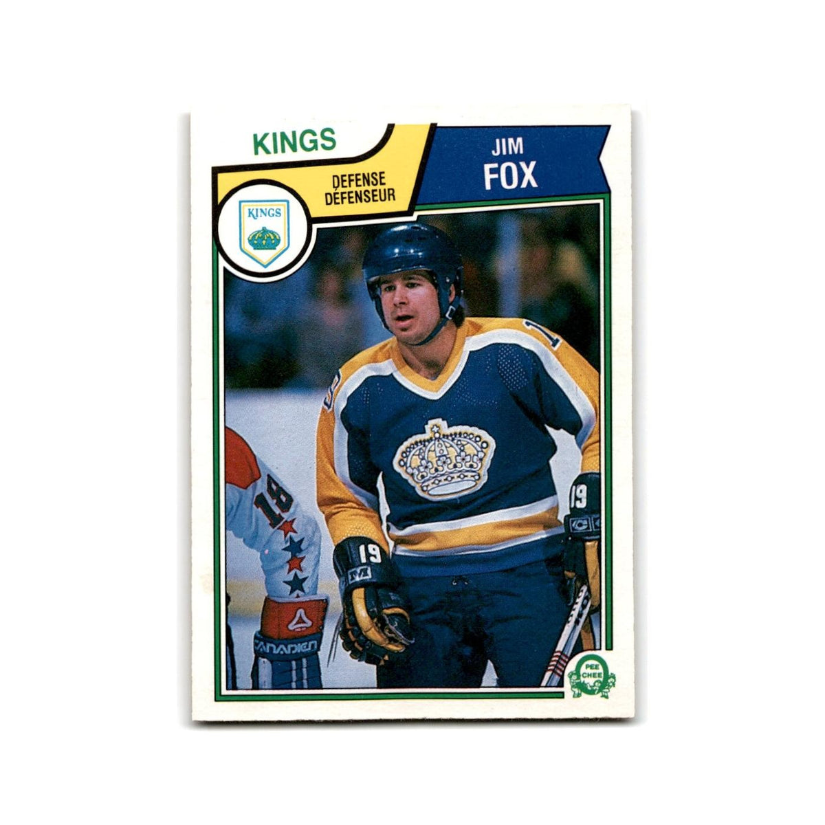 1983 O-Pee-Chee Jim Fox Los Angeles Kings #154