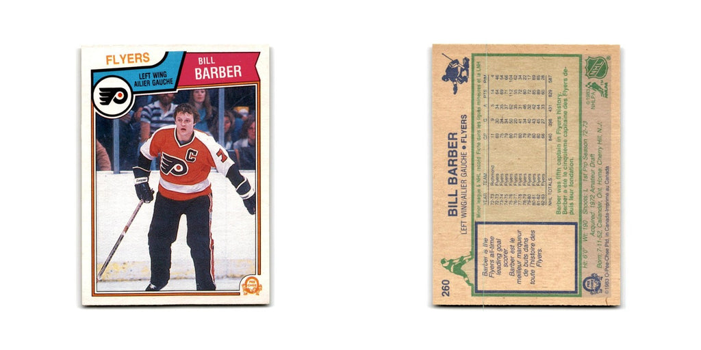1983 O-Pee-Chee Bill Barber Philadelphia Flyers #260