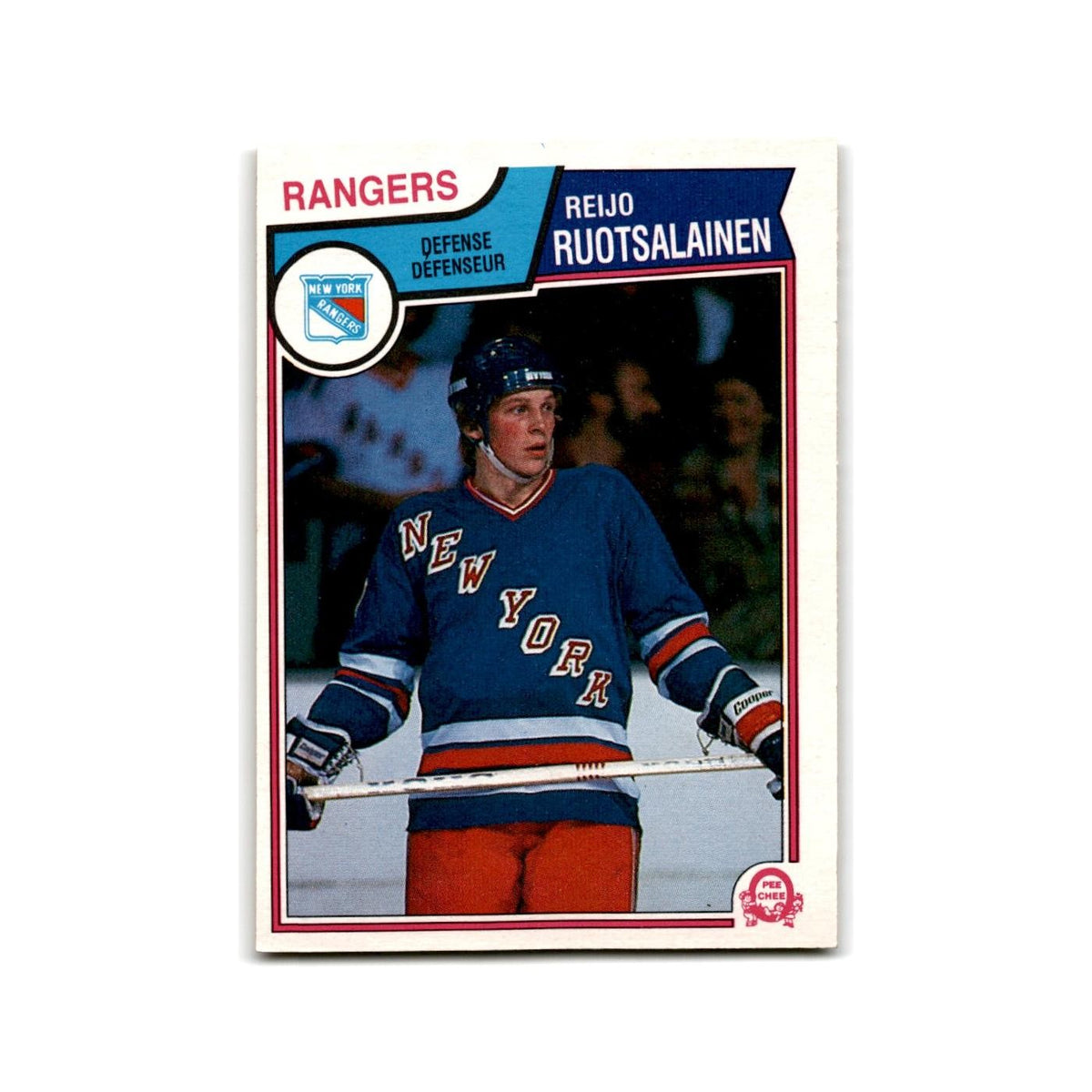 1983 O-Pee-Chee Reijo Ruotsalainen New York Rangers #255
