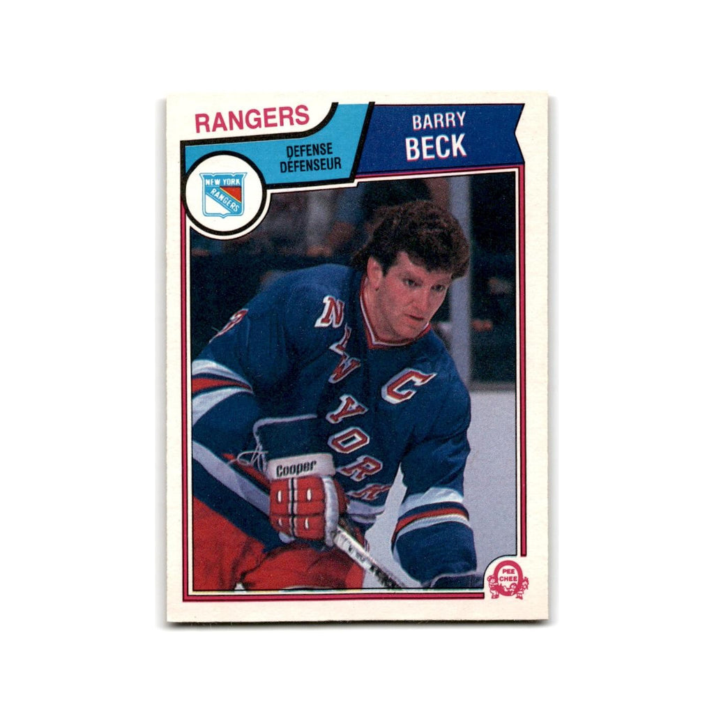 1983 O-Pee-Chee Barry Beck New York Rangers #241