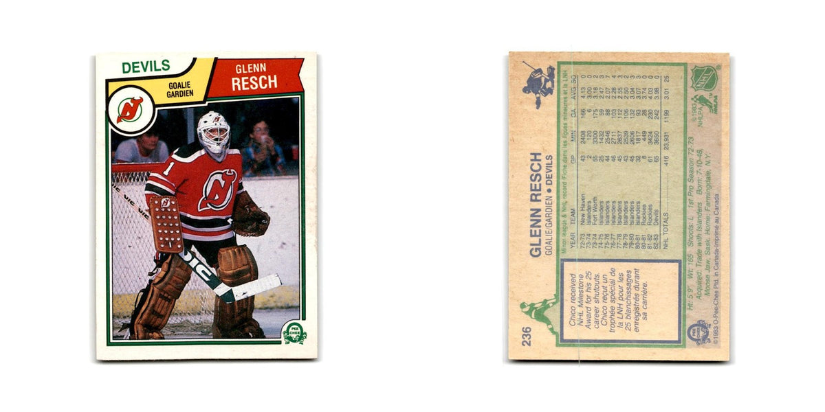 1983 O-Pee-Chee Glenn Resch New Jersey Devils #236