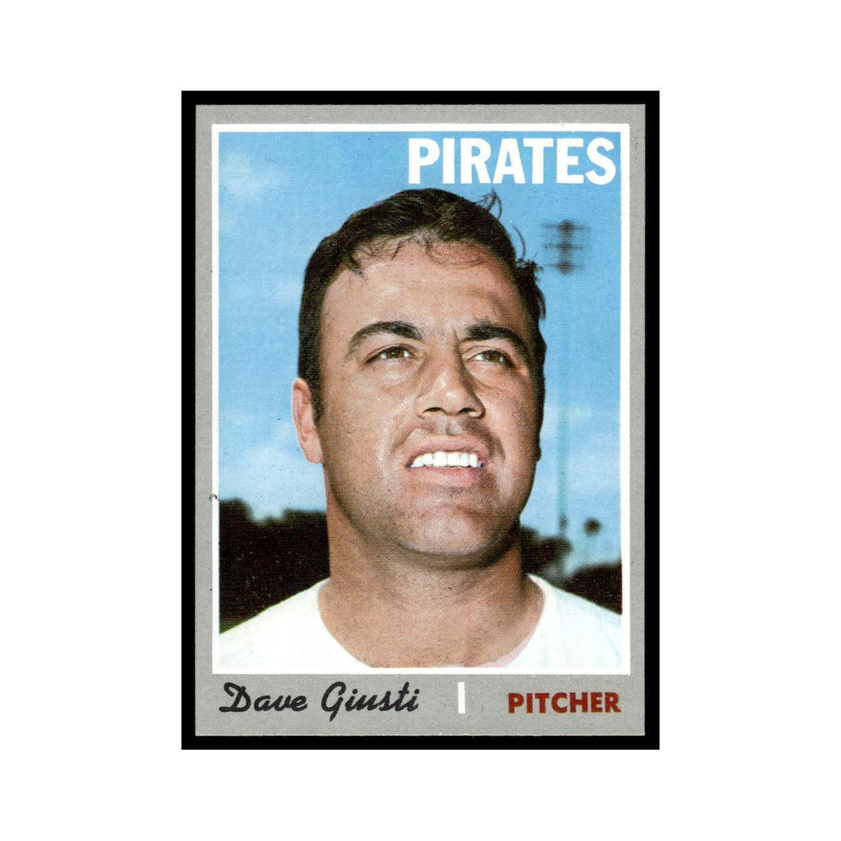 1970 Topps Dave Giusti Pirates #372