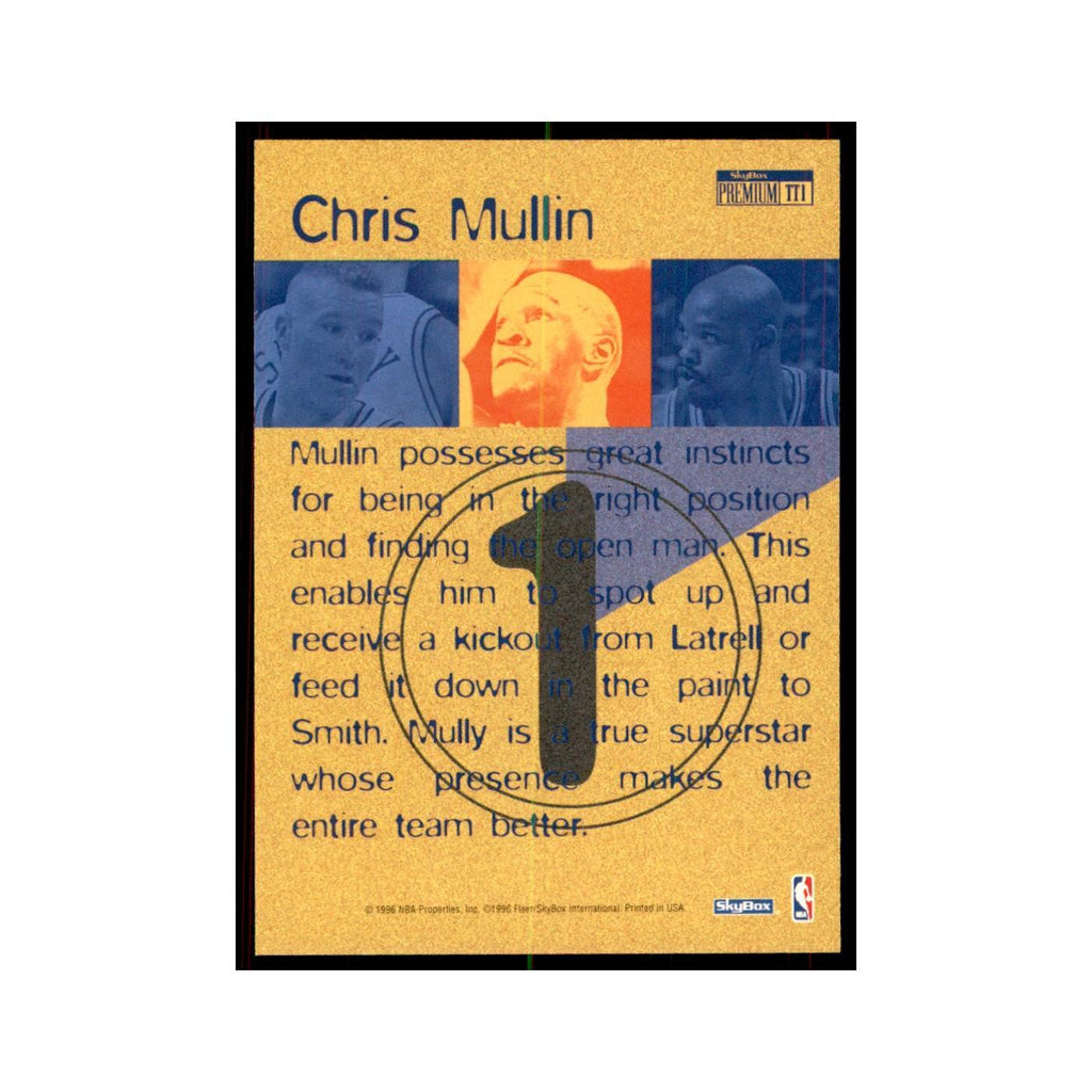 1996 SkyBox Premium Chris Mullin Basketball Cards #TT1