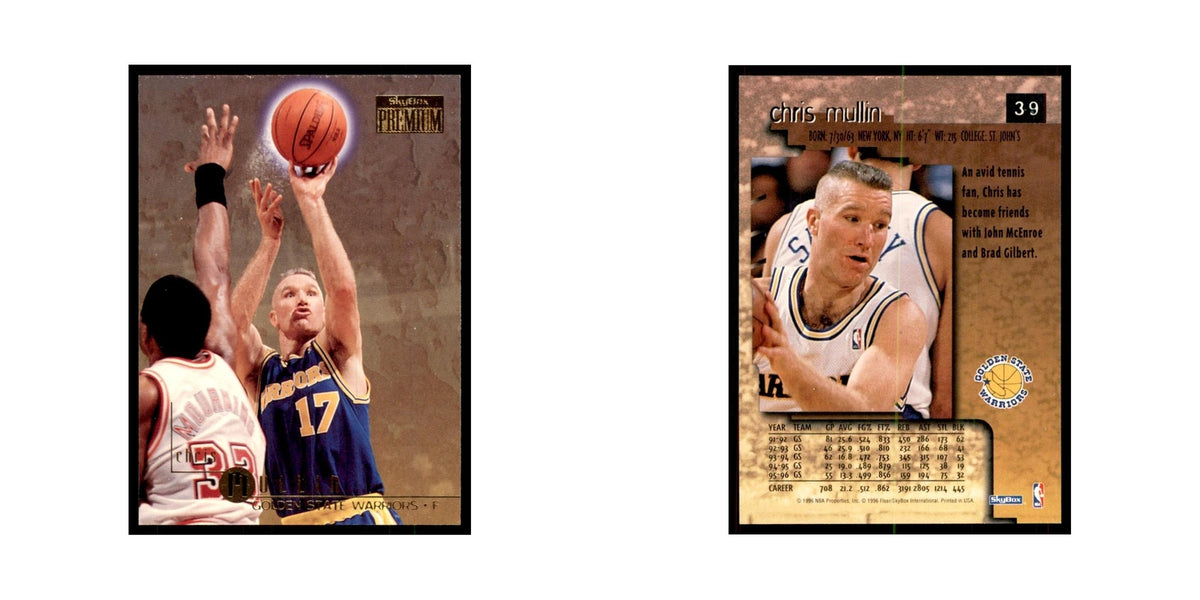 1996 SkyBox Premium Chris Mullin Basketball Cards #39