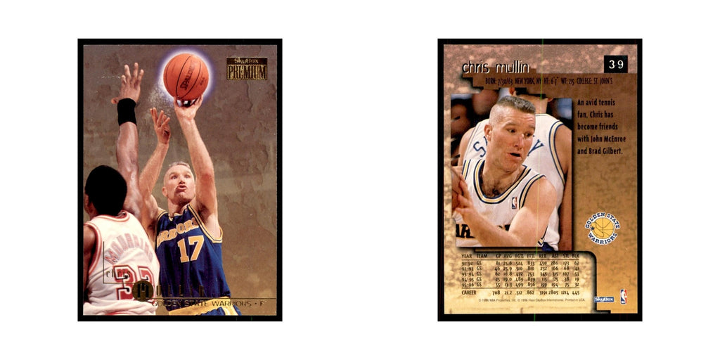 1996 SkyBox Premium Chris Mullin Basketball Cards #39