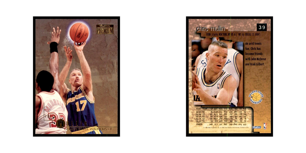 1996 SkyBox Premium Chris Mullin Basketball Cards #39