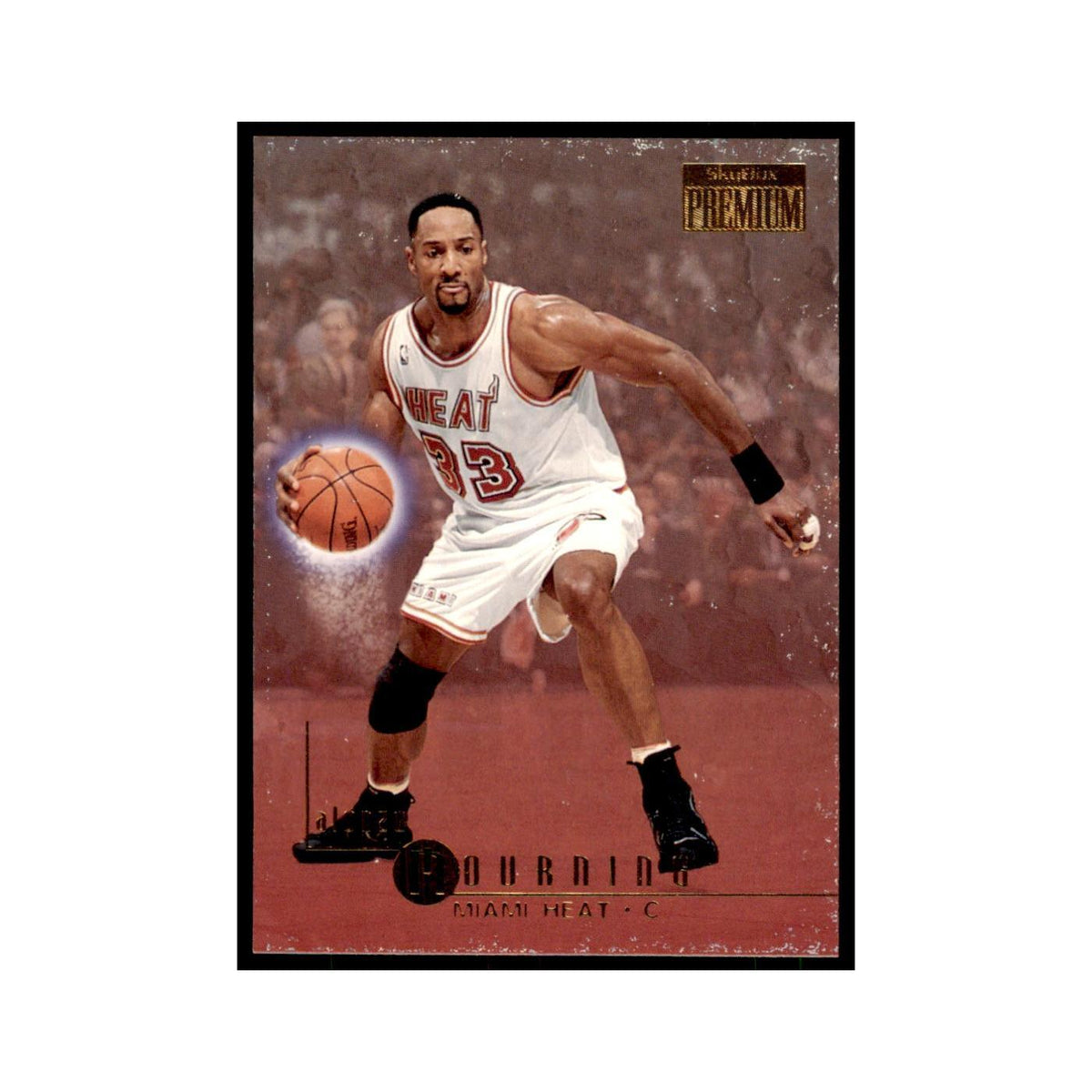 1996 SkyBox Premium Alonzo Mourning Basketball Cards #61