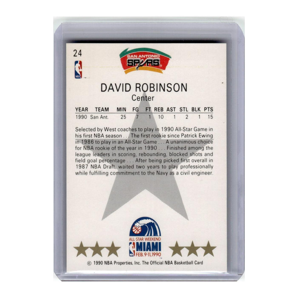 1990 Hoops David Robinson Spurs #24