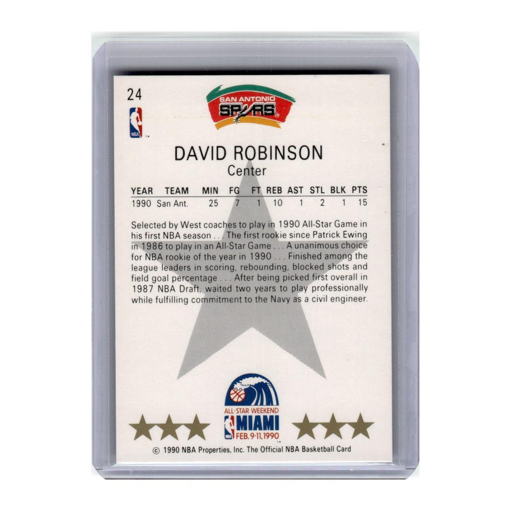 1990 Hoops David Robinson Spurs #24