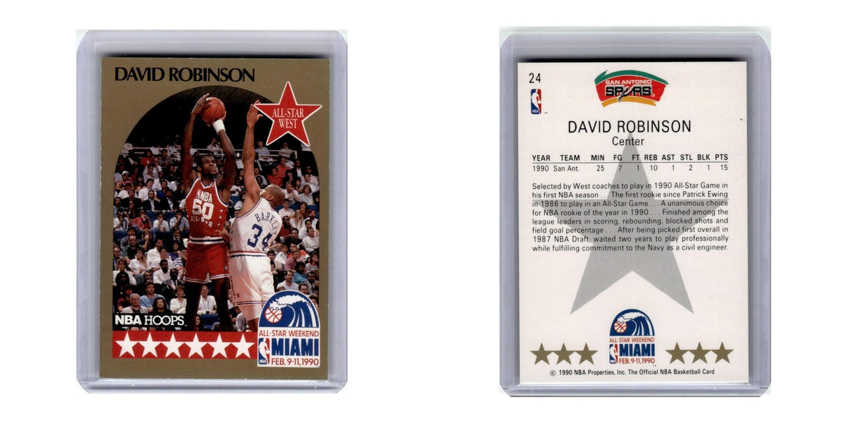 1990 Hoops David Robinson Spurs #24