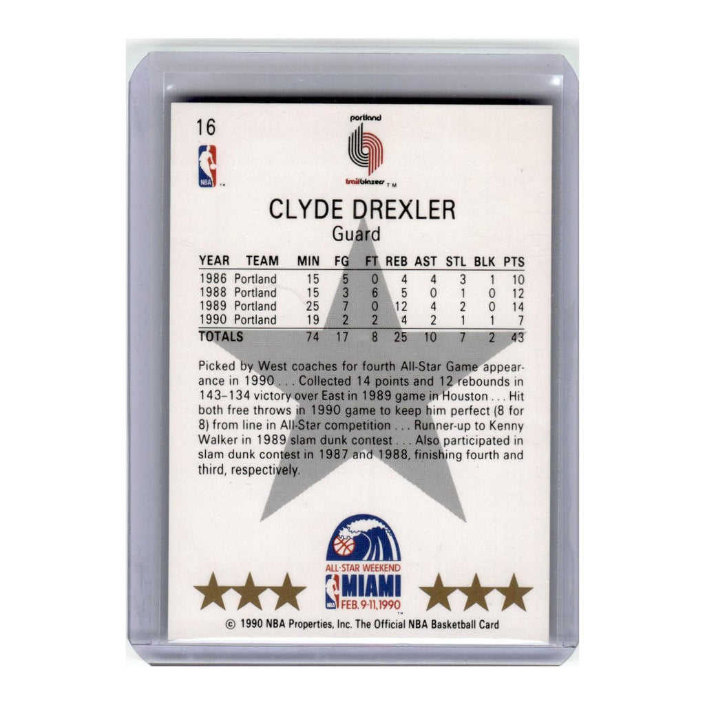 1990 Hoops Clyde Drexler Blazers #16