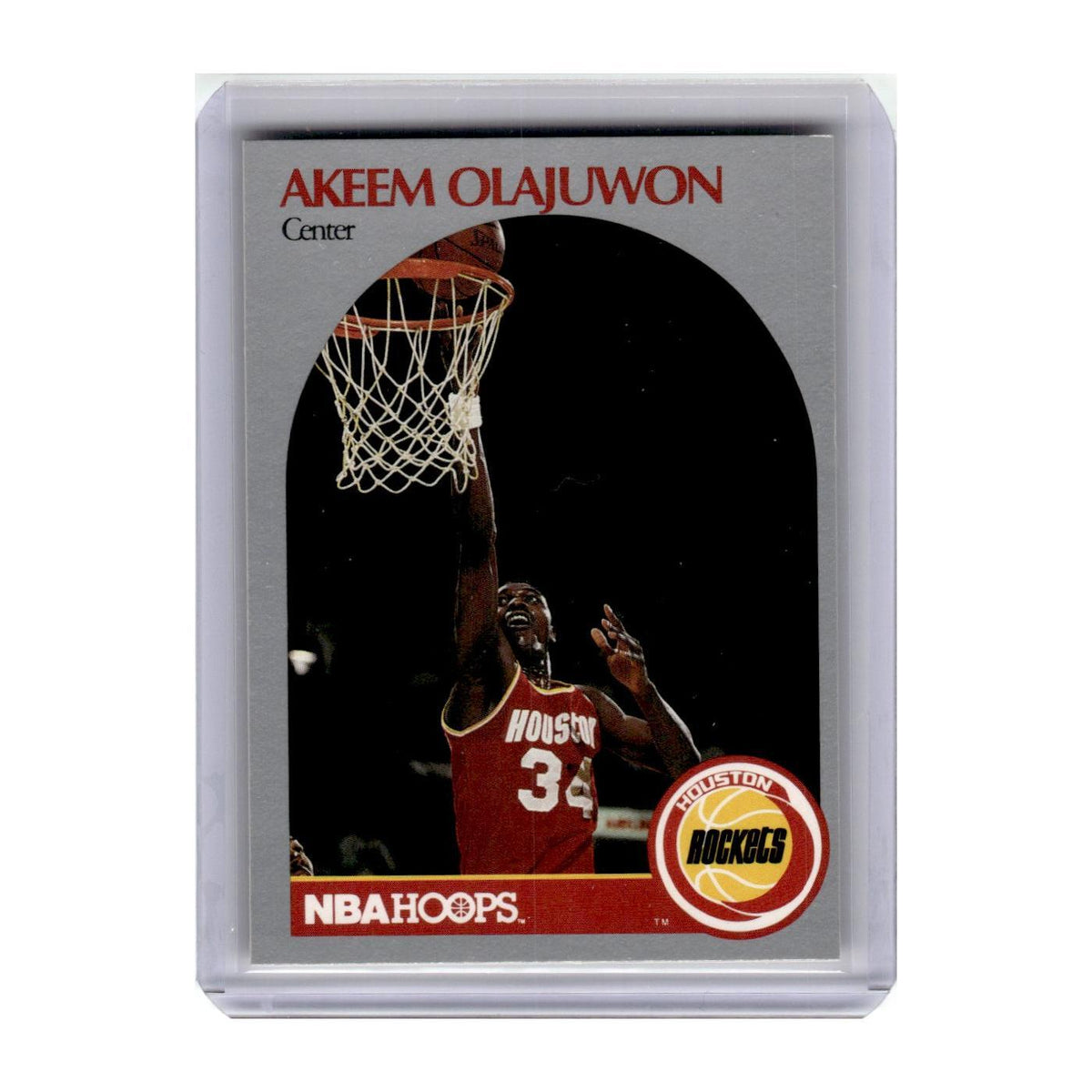 1990 Hoops Akeem Olajuwon Rockets #127