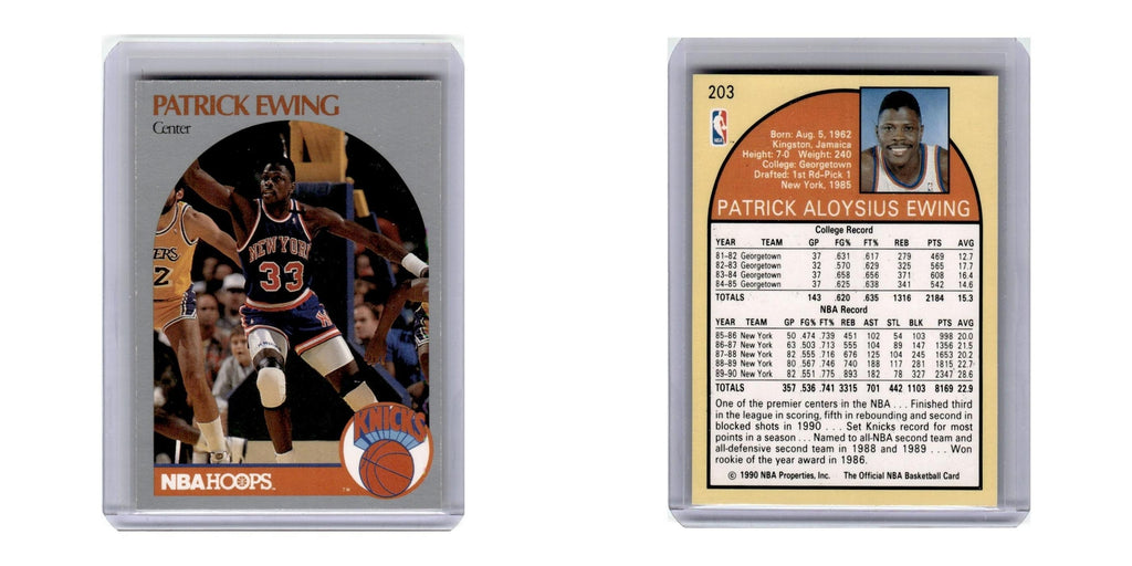 1990 Hoops Patrick Ewing Knicks #203