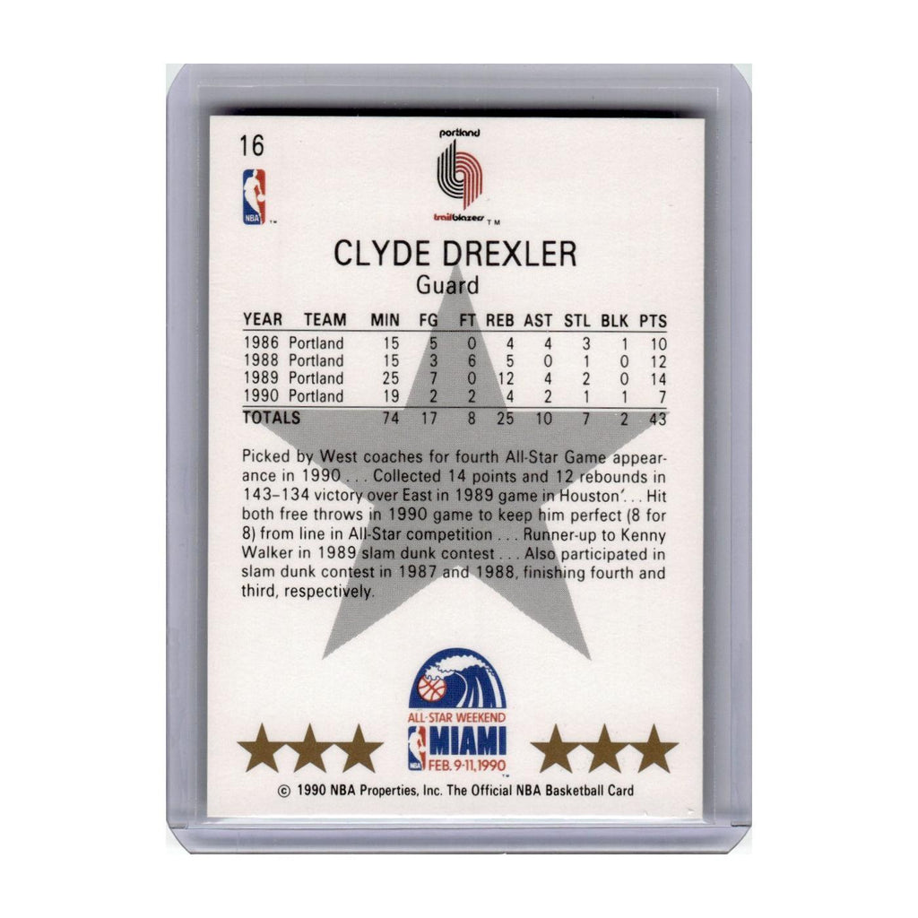 1990 Hoops Clyde Drexler Blazers #16