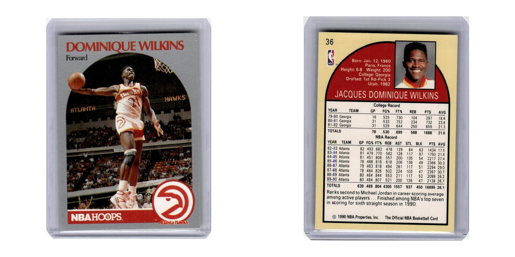 1990 Hoops Dominique Wilkins Hawks #36