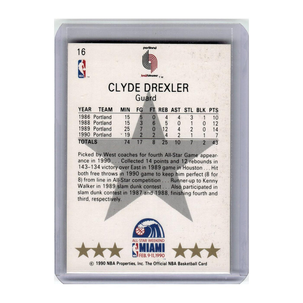 1990 Hoops Clyde Drexler Blazers #16
