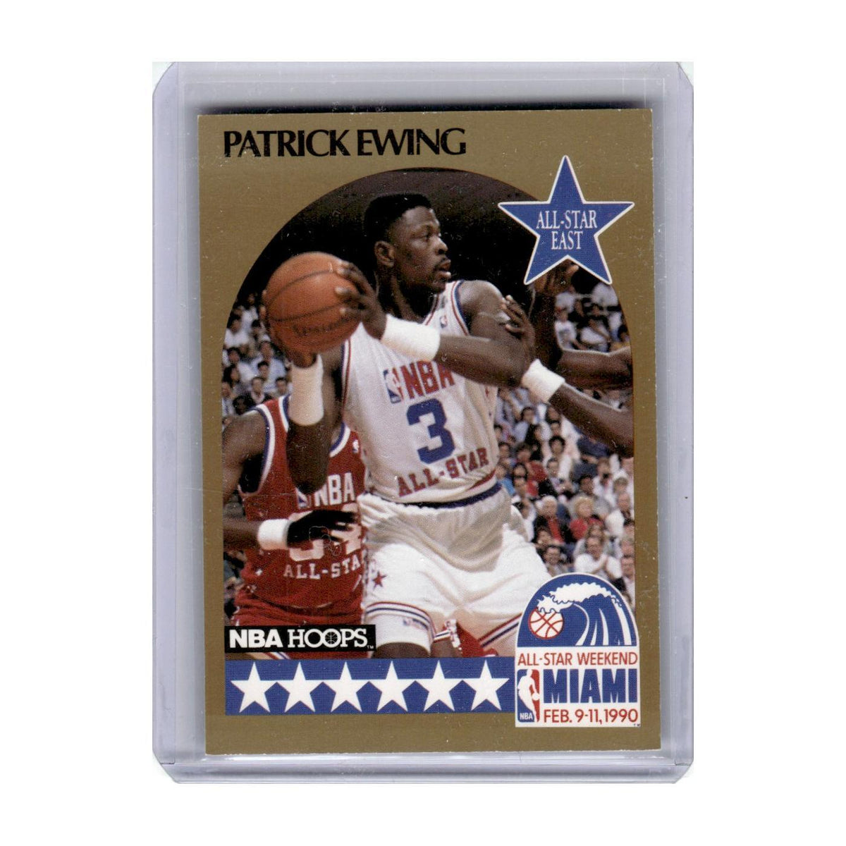 1990 Hoops Patrick Ewing Knicks #4