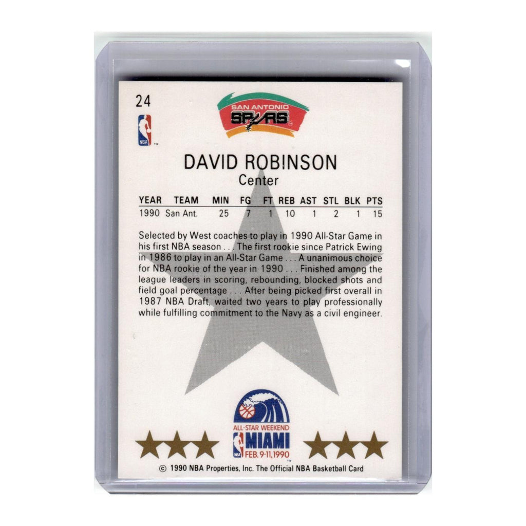 1990 Hoops David Robinson Spurs #24