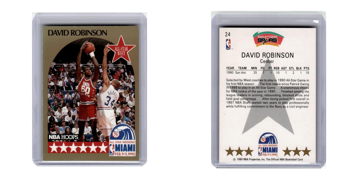 1990 Hoops David Robinson Spurs #24