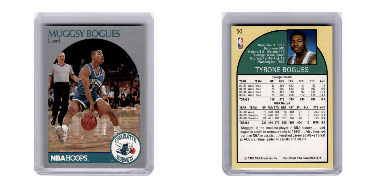 1990 Hoops Muggsy Bogues Hornets #50