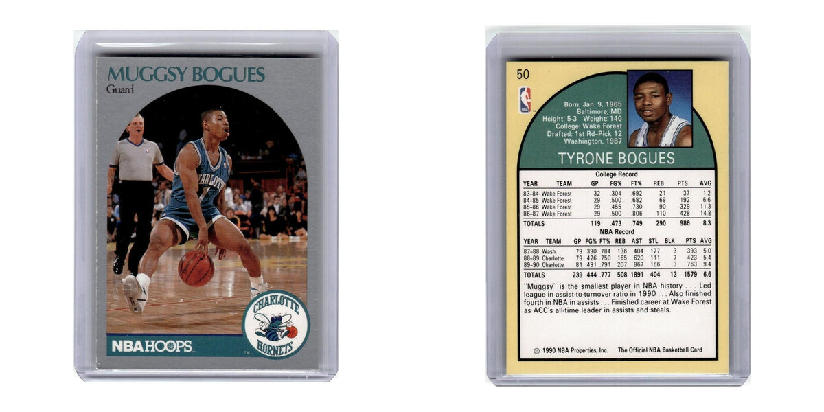 1990 Hoops Muggsy Bogues Hornets #50