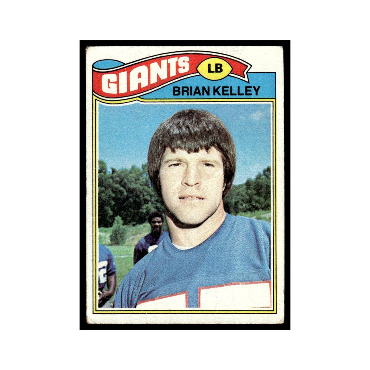 1977 Topps Football Card Brian Kelley Giants #414