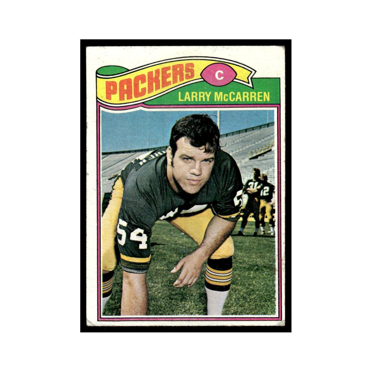 1977 Topps Football Card Larry McCarren Packers #22