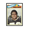 1977 Topps Football Card (Damaged) Emanuel Zanders Saints #396