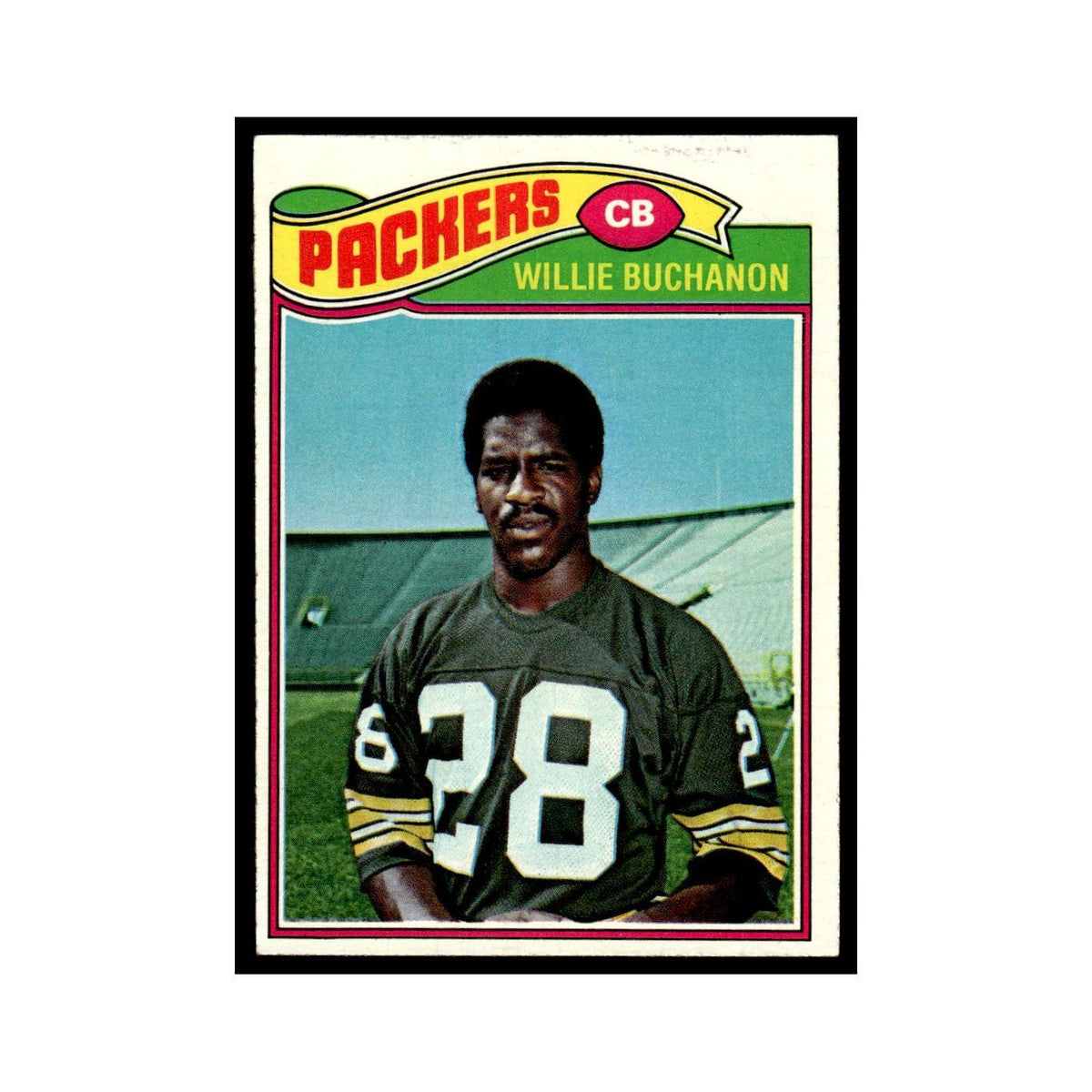 1977 Topps Football Card Willie Buchanon Packers #402