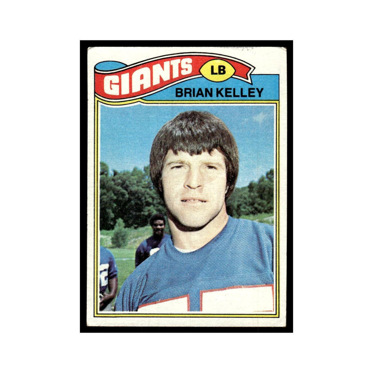 1977 Topps Football Card Brian Kelley Giants #414
