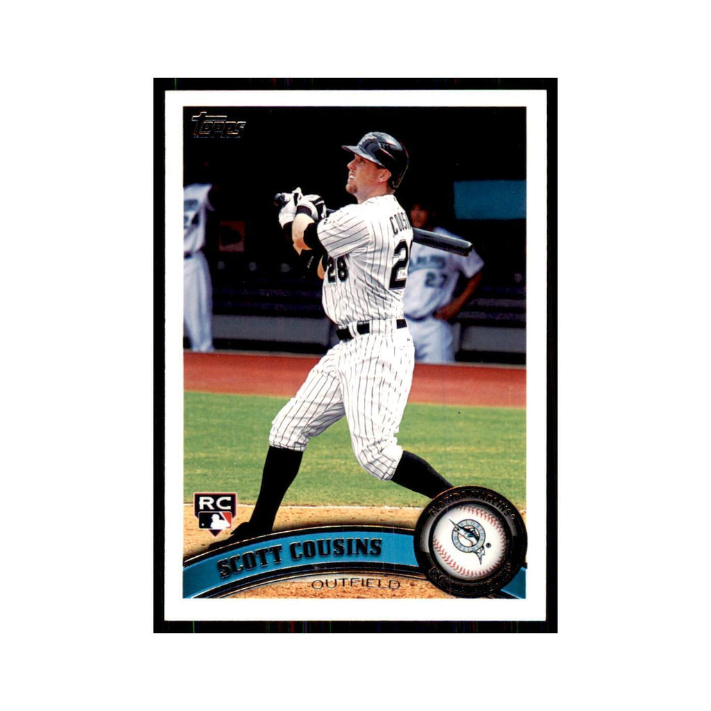 2011 Topps Scott Cousins RC Baseball Cards #287