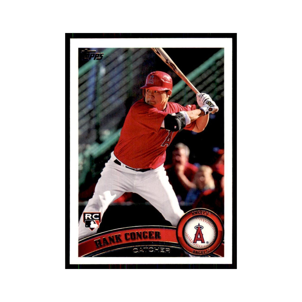 2011 Topps Hank Conger RC Baseball Cards #285