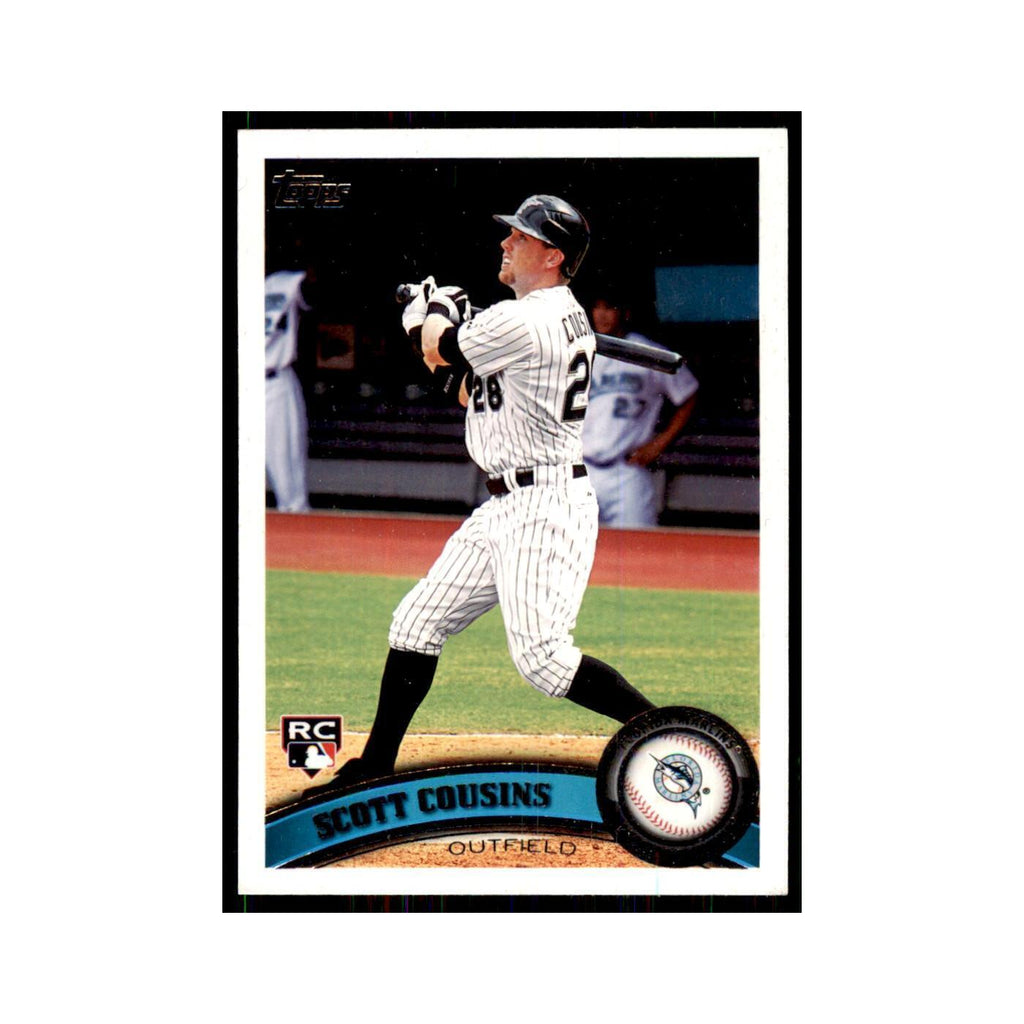2011 Topps Scott Cousins RC Baseball Cards #287