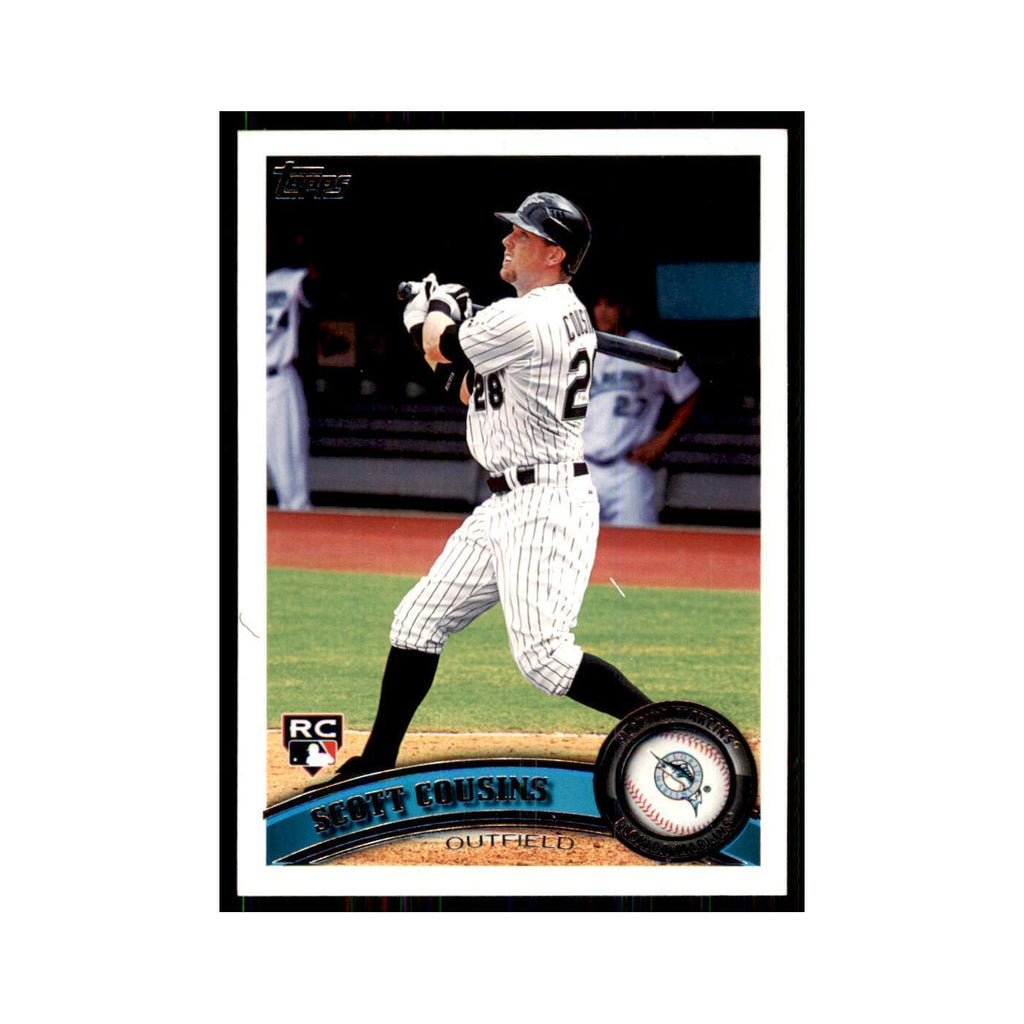 2011 Topps Scott Cousins RC Baseball Cards #287