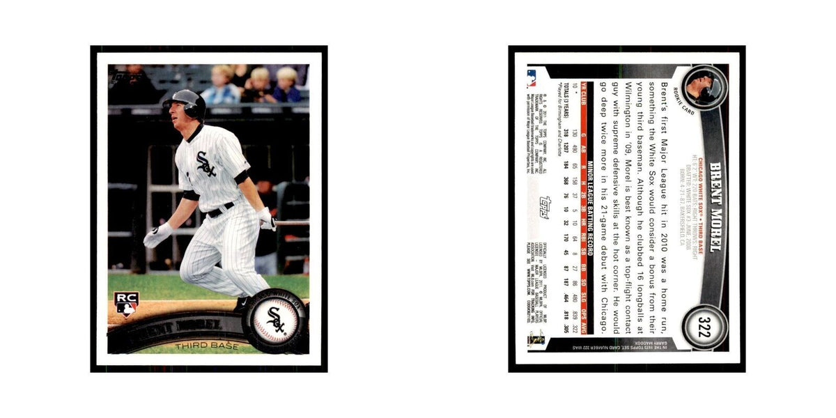 2011 Topps Brent Morel RC Baseball Cards #322