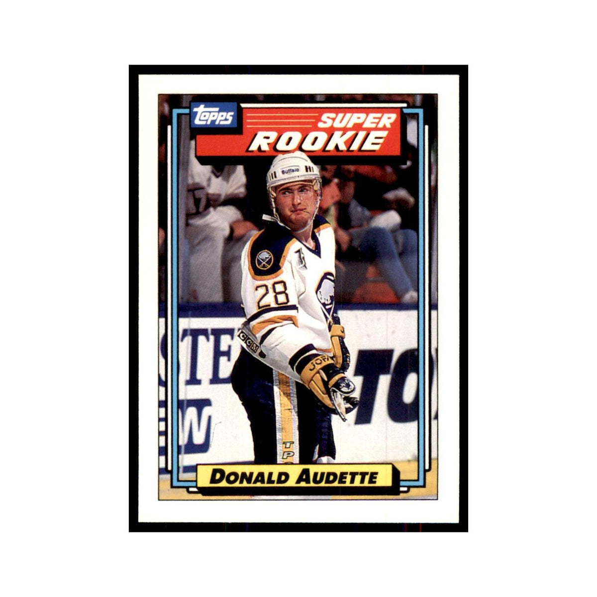 Donald Audette Rookie 1992 Topps #12 Hockey Cards Hockey Card NM