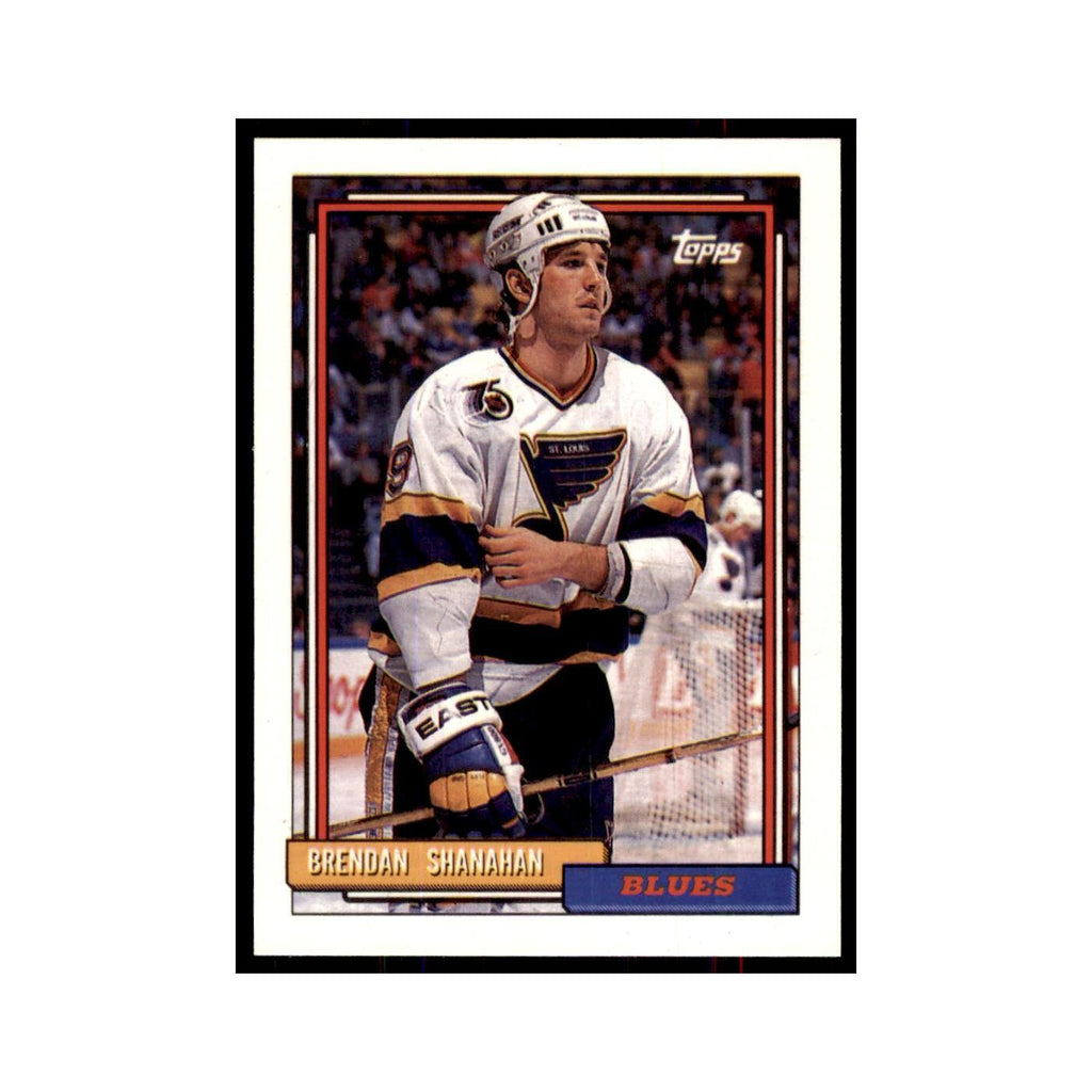 Brendan Shanahan 1992 Topps #295 Hockey Cards Hockey Card NM