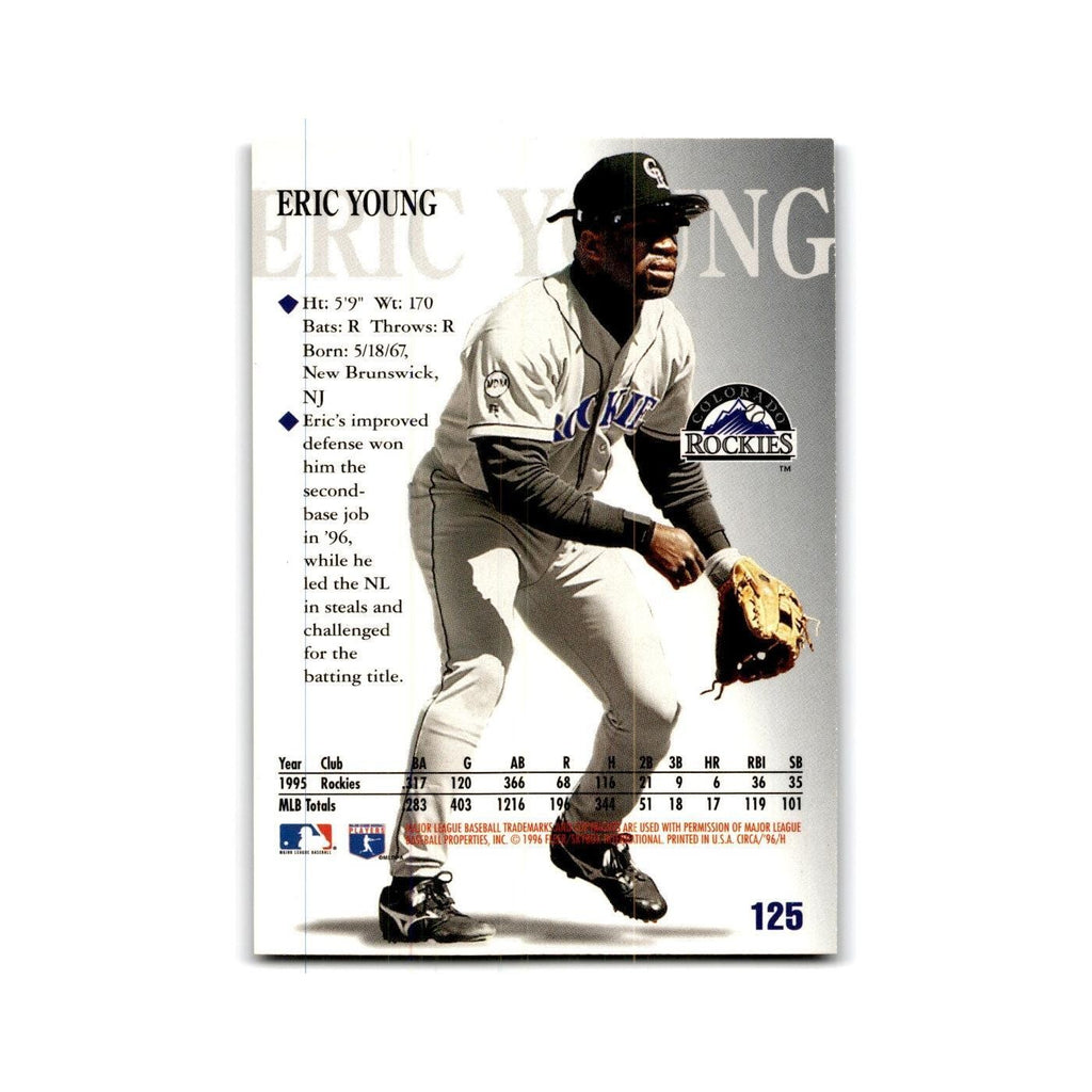 Eric Young 1996 Circa #125 Colorado Rockies Baseball Card NM