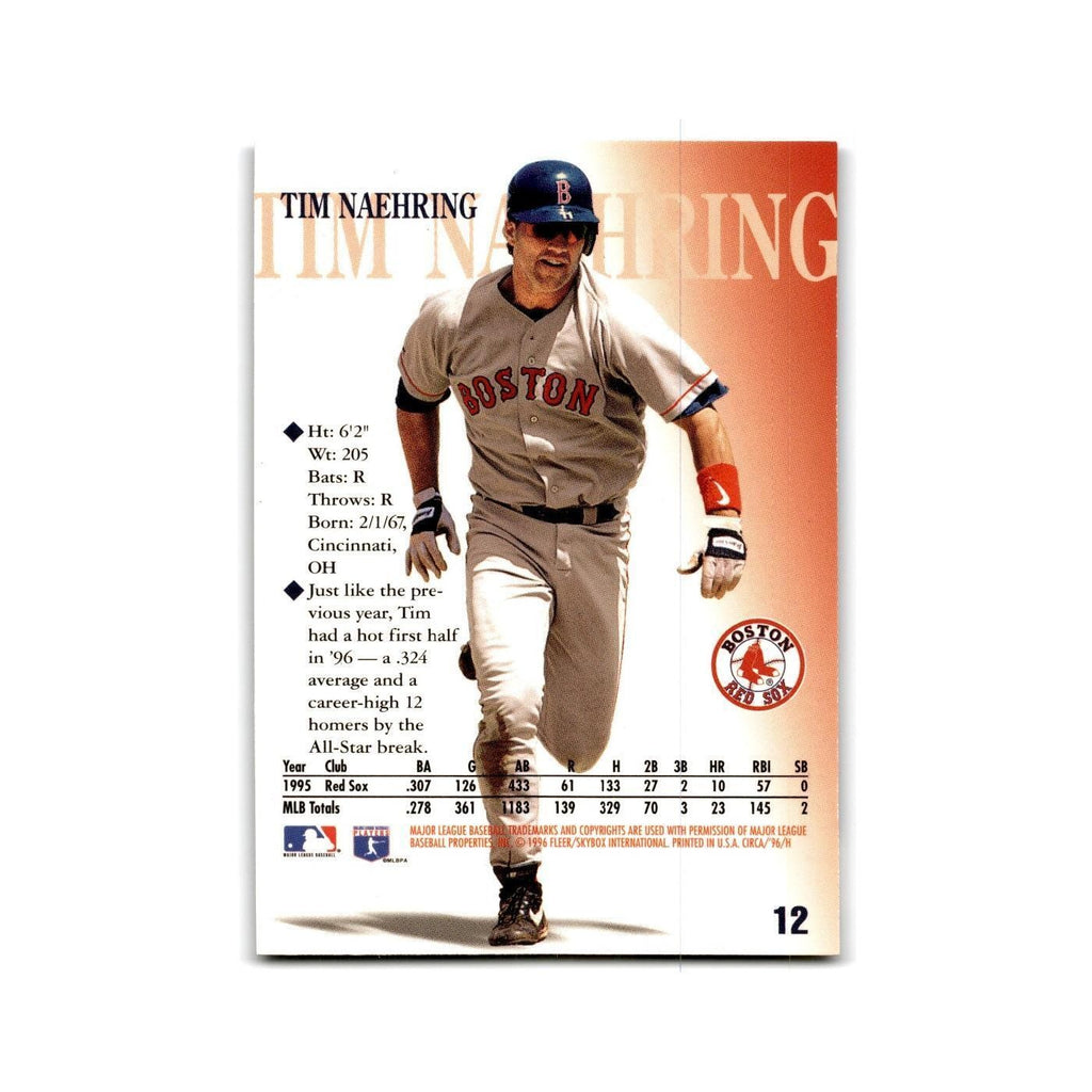 Tim Naehring 1996 Circa #12 Boston Red Sox Baseball Card NM