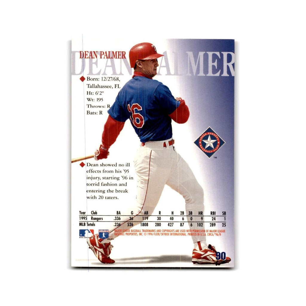 Dean Palmer 1996 Circa #90 Texas Rangers Baseball Card NM