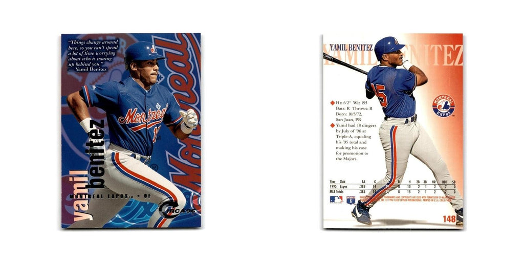 Yamil Benitez 1996 Circa #148 Montreal Expos Baseball Card NM