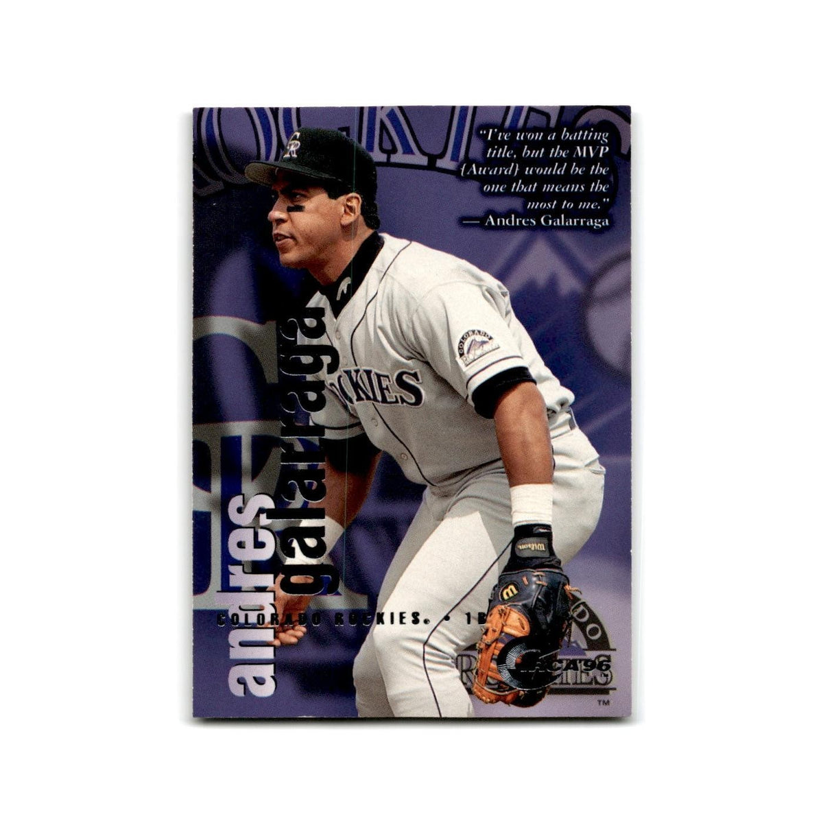 Andres Galarraga 1996 Circa #123 Colorado Rockies Baseball Card NM