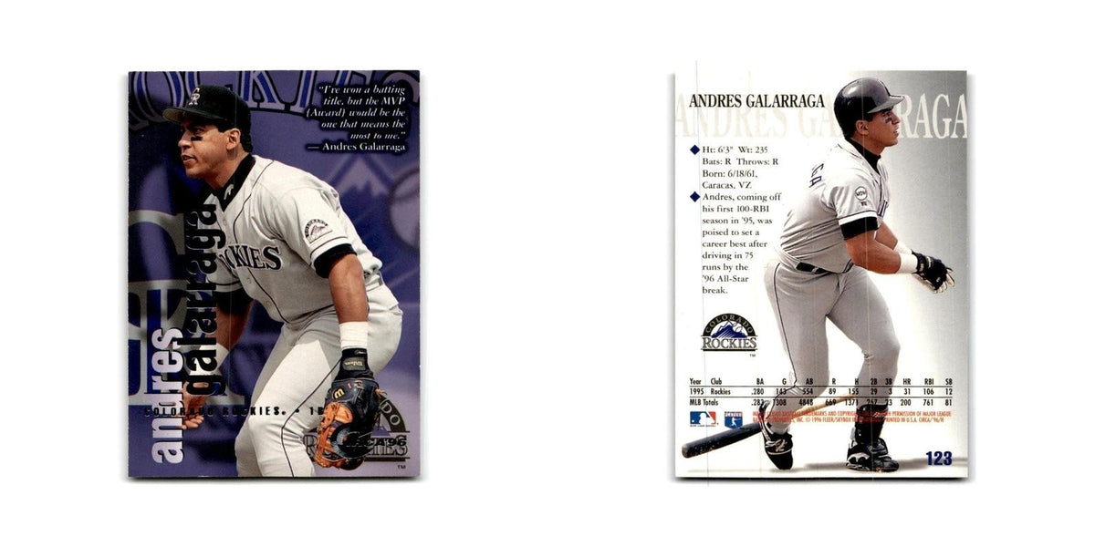Andres Galarraga 1996 Circa #123 Colorado Rockies Baseball Card NM