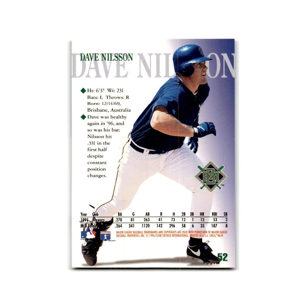 Dave Nilsson 1996 Circa #52 Milwaukee Brewers Baseball Card NM
