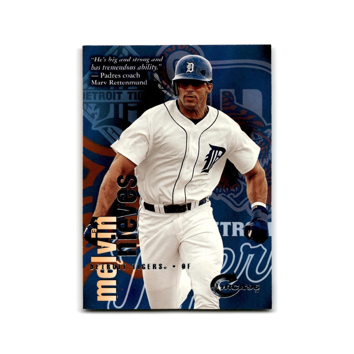 Melvin Nieves 1996 Circa #41 Detroit Tigers Baseball Card NM
