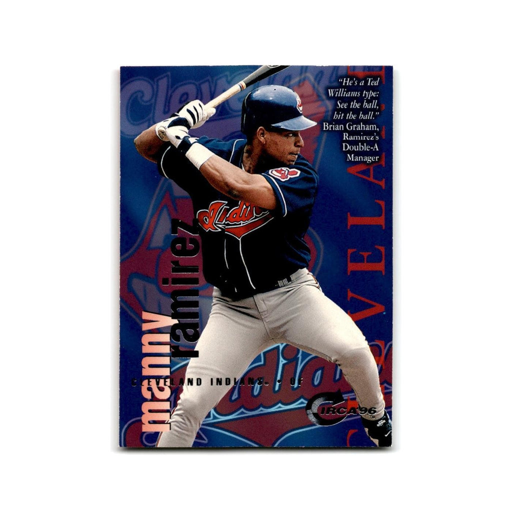 Manny Ramierz 1996 Circa #37 Cleveland Indians Baseball Card NM