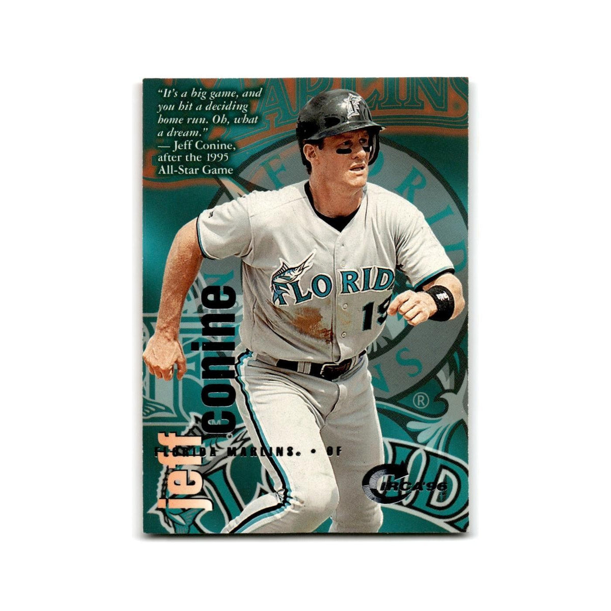 Jeff Conine 1996 Circa #128 Florida Marlins Baseball Card NM
