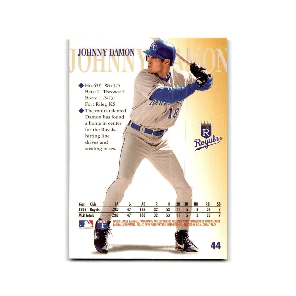 Johnny Damon 1996 Circa #44 Kansas City Royals Baseball Card NM