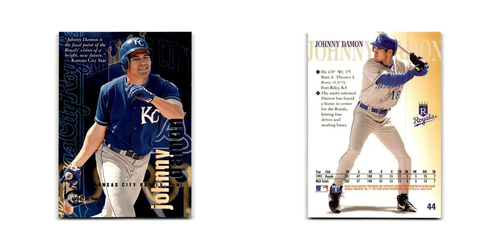Johnny Damon 1996 Circa #44 Kansas City Royals Baseball Card NM