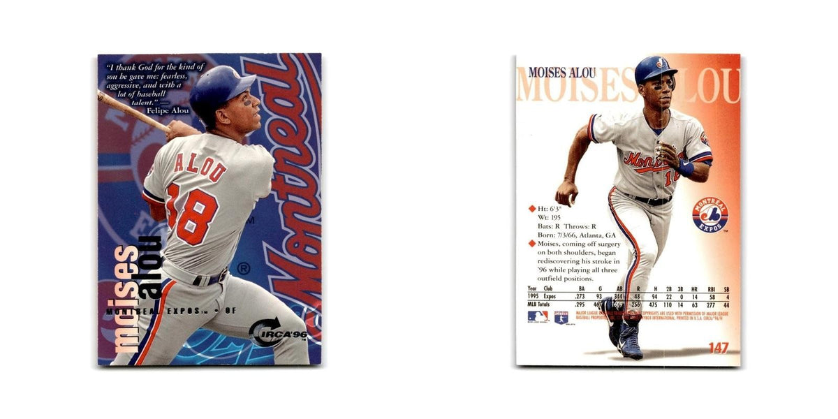 Felipe Alou 1996 Circa #147 Montreal Expos Baseball Card NM